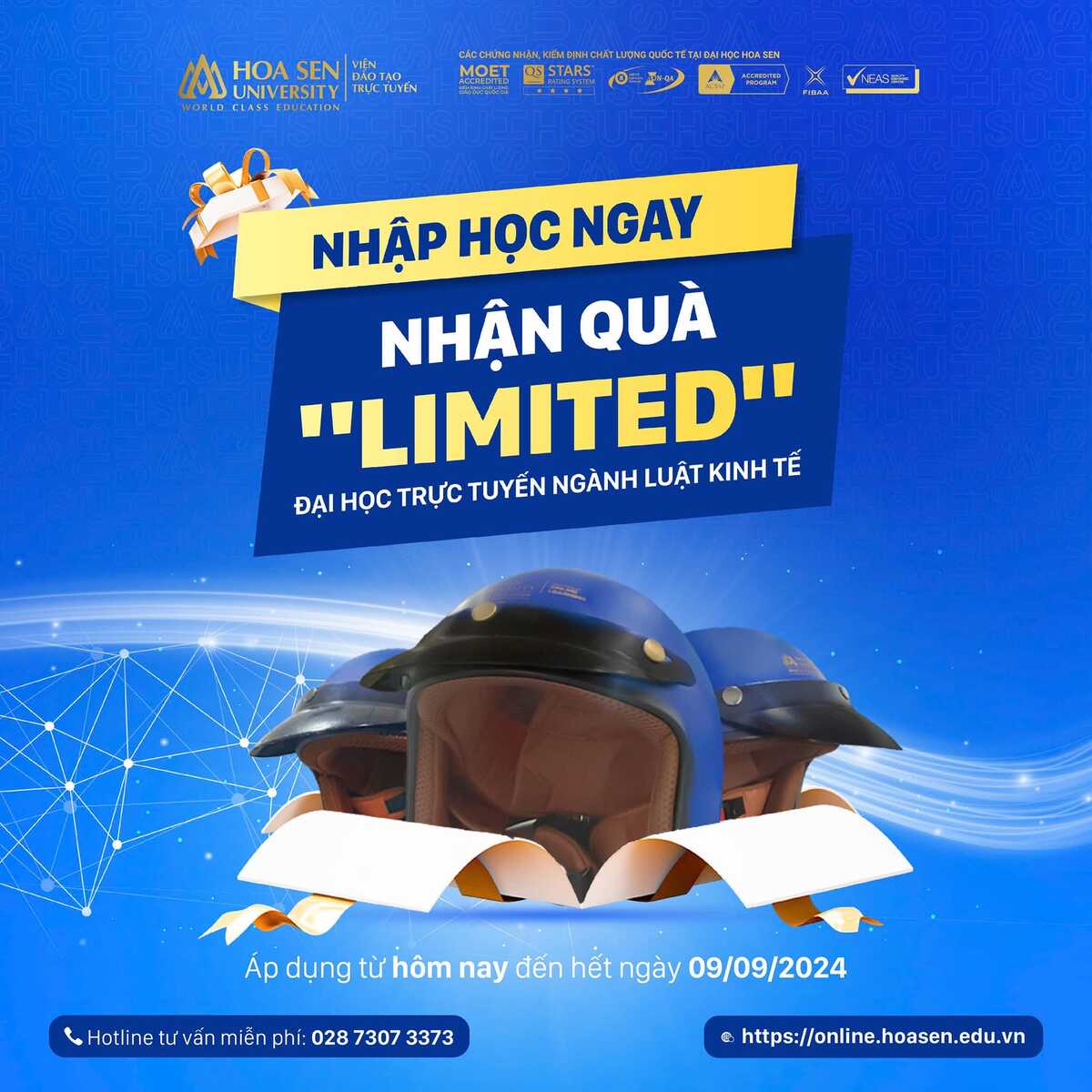 Nhập học ngay nhận quà Limited