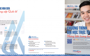 Brochure Chương trình Đại học trực tuyến Trường Đại học Hoa Sen